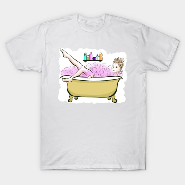 Bubble Bath T-Shirt by MamaODea